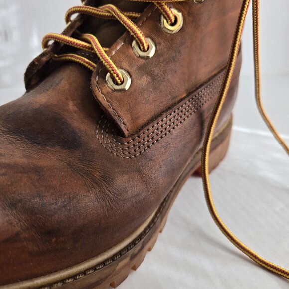 Premium Timberland Leather Boots – Waterproof – Rugged Workwear Style – Men - Picture 5 of 11